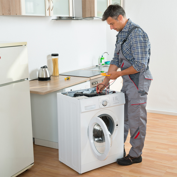 can you walk me through the steps of troubleshooting my washer issue in Buckeye WV